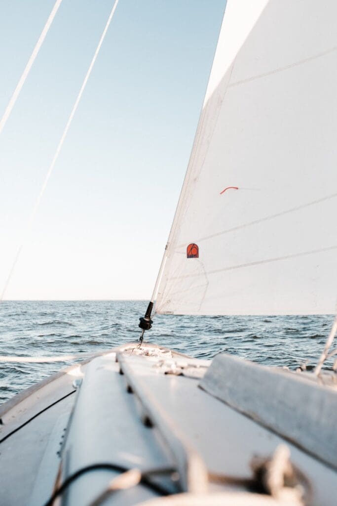 Yacht at Sea