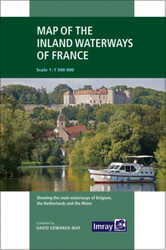 Map of the Inland Waterways of France by David Edwards-May