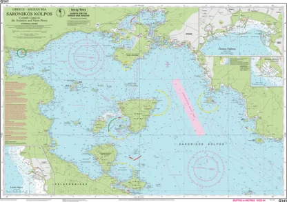 Imray Chart G141 Saronikós Kólpos