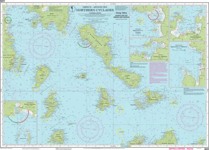 Imray Chart G31 Northern Cyclades