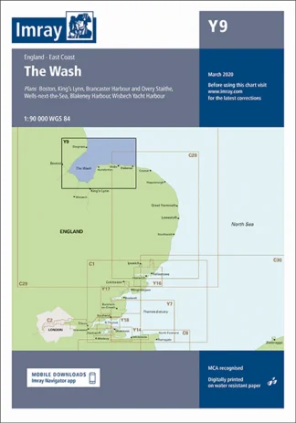 Imray Chart Y9 The Wash