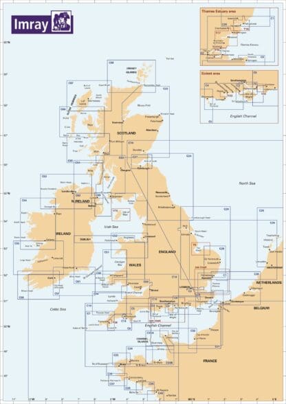 May showing coverage of Imray C Chart series