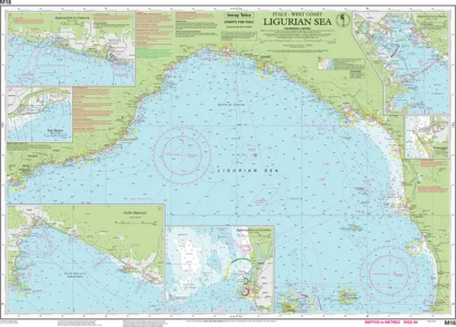 Imray Chart M16 Ligurian Sea