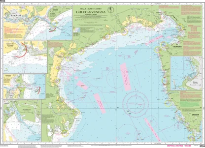 Imray Chart M34 Golfo di Venezia