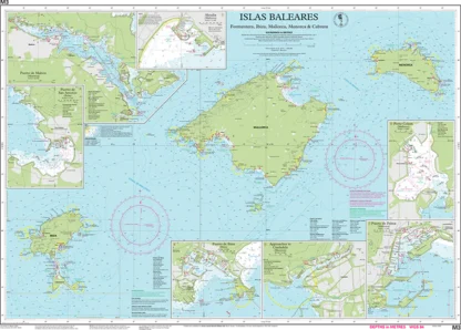 Imray Chart M3 Islas Baleares