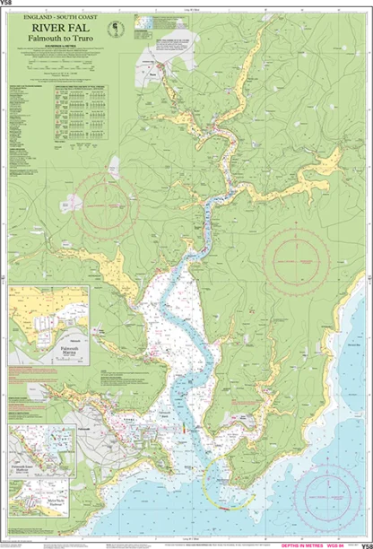 Imray Chart Y58 River Fal