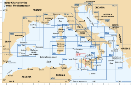 Imray Mediterranean charts