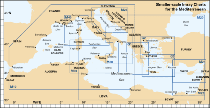 Imray Eastern Mediterranean coverage