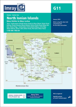 Imray Chart G11 North Ionian Islands