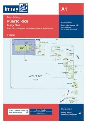 Imray Chart A1 Puerto Rico