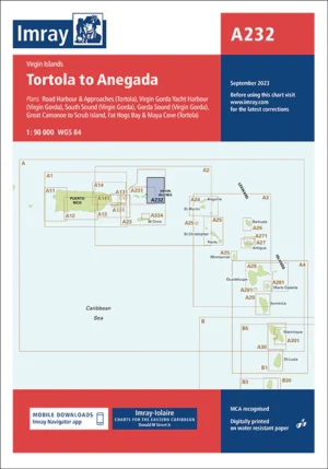 Imray Chart A232  Tortola to Anegada