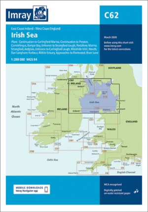 Imray Chart C62 Irish Sea