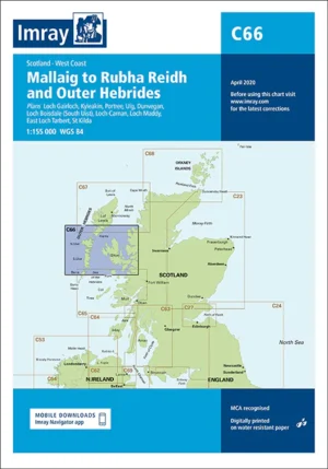 Imray Chart C66 Mallaig to Rudha Reidh and Outer Hebrides