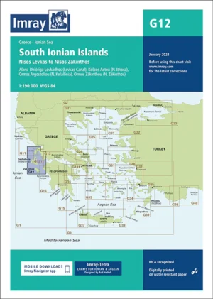 Imray Chart G12 South Ionian Islands