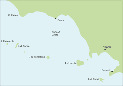 Imray Chart M46 Isole Pontine to the Bay of Naples