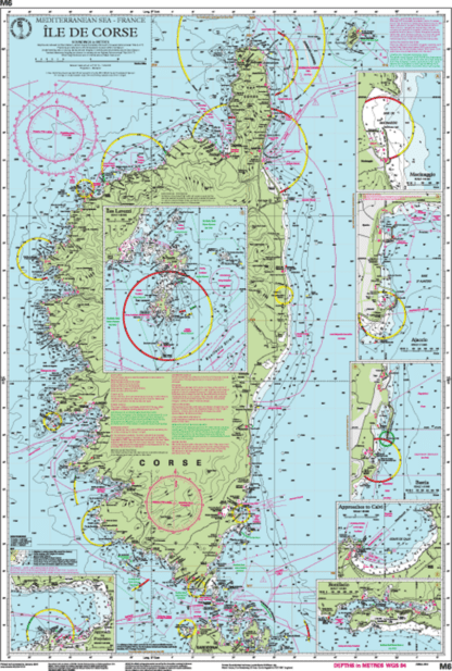 Imray Chart M6 Île de Corse