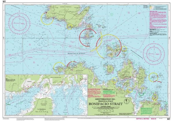 Imray Chart M7 Bonifacio Strait