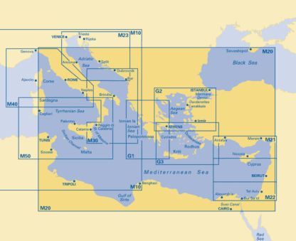 Imray Mediterranean coverage