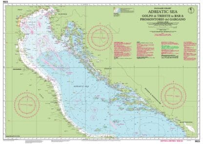 Imray Chart M23 Adriatic Sea Passage Chart