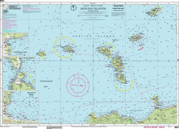Imray Chart M47 Aeolian Islands