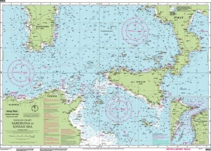 Imray Chart M50 Sardegna to Ionian Sea