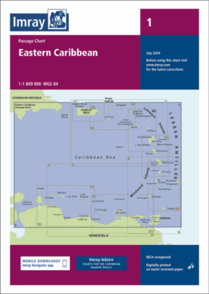 Imray Chart  1 EASTERN CARIBBEAN