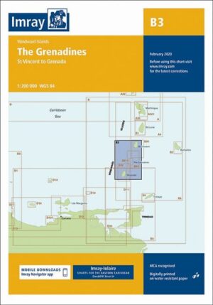 Imray Chart B3 The Grenadines