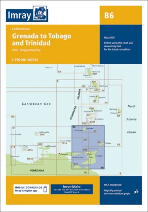 Imray Chart B6 Grenada to Tobago and Trinidad