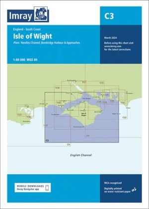 Imray Chart C3 Isle of Wight