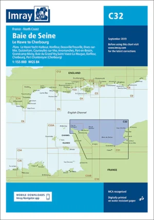 Imray Chart C32 Baie de Seine