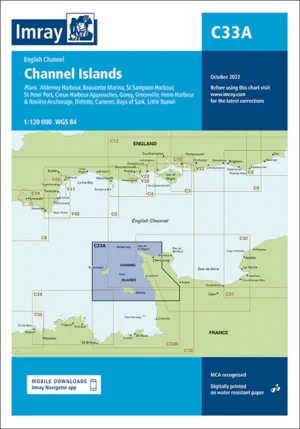 Imray Chart C33A Channel Islands (North)