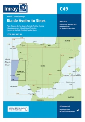 Imray Chart C49 Ria de Aveiro to Sines