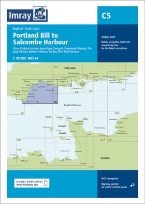 Imray Chart C5 Portland Bill to Salcombe Harbour