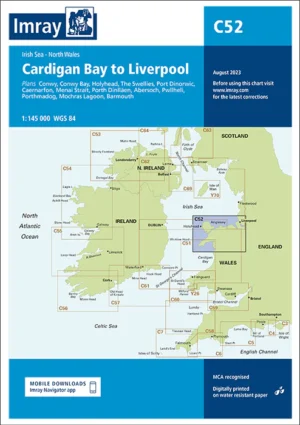 Imray Chart C52 Cardigan Bay to Liverpool