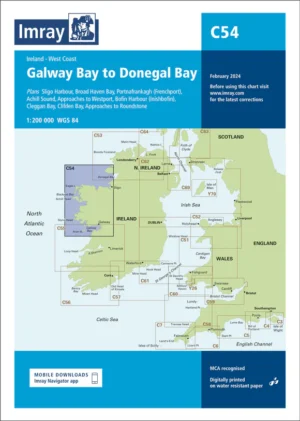 Imray Chart C54 Galway Bay to Donegal Bay