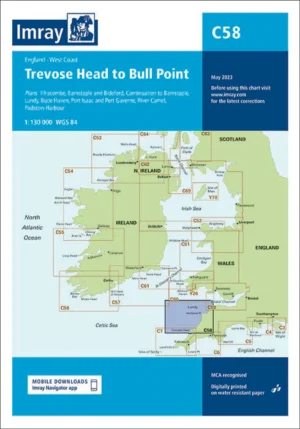 Imray Chart C58 Trevose Head to Bull Point