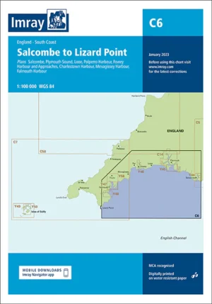 Imray Chart C6 Salcombe to Lizard Point
