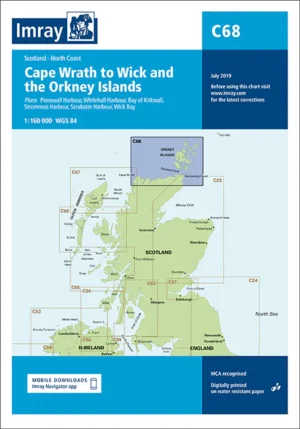 Imray Chart C68 Cape Wrath to Wick and the Orkney Islands