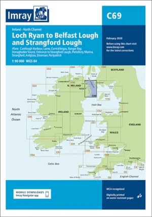 Imray Chart C69 Loch Ryan to Belfast Lough and Strangford Lough