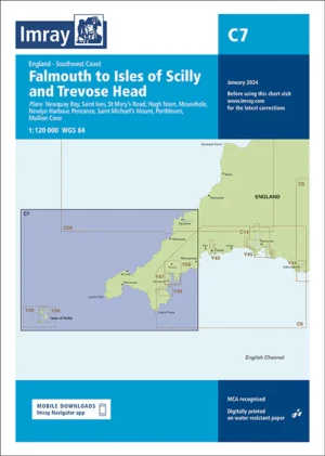 Imray Chart C7 Falmouth to Isles of Scilly and Trevose Head