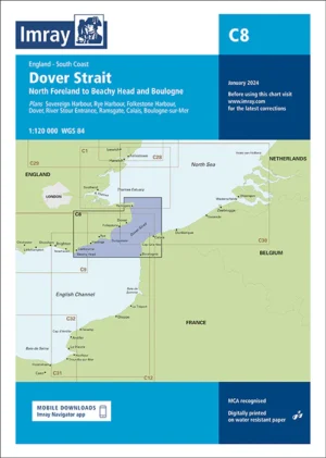 Imray Chart C8 Dover Strait