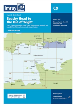 Imray Chart C9 Beachy Head to Isle of Wight