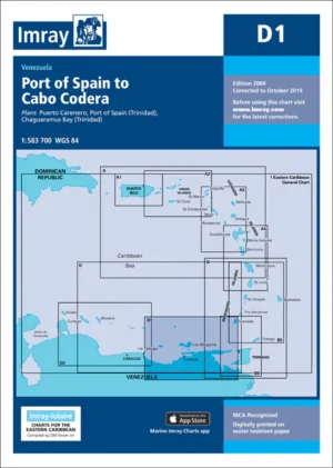 Imray Chart D1 Port of Spain to Cabo Codera