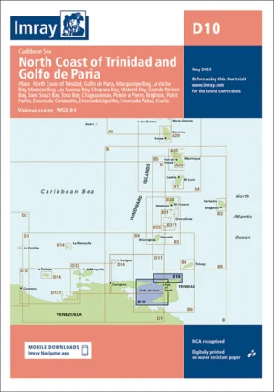 Imray Chart D10 North Coast of Trinidad and Golfo de Paria