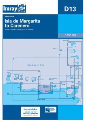 Imray Chart D13 Isla de Margarita to Carenero