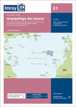 Imray Chart E1 Arquipelago dos Açores
