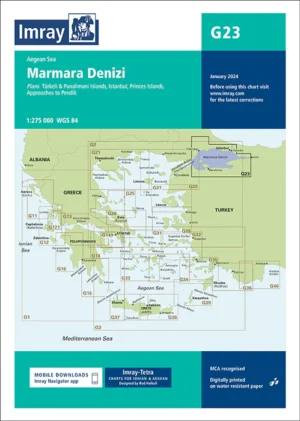 Imray Chart G23 Marmara Denizi