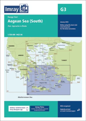 Imray Chart G3 Aegean Sea (South)