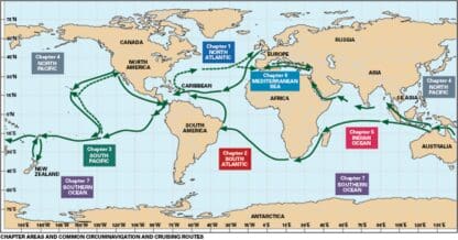 Map of Ocean Passage Routes