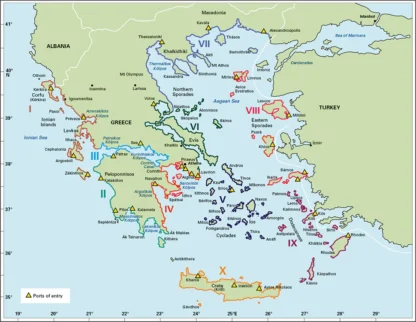 Coverage of Greek Waters Pilot by Rod Heikell